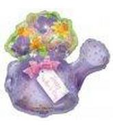 36" Watering Can & Bouquet Balloon