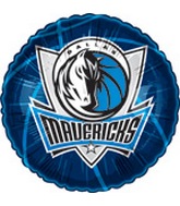 18" NBA Basketball Dallas Mavericks Balloon