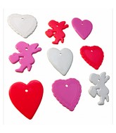 8-10 Gram Valentine's Day Shape (100 Count) Balloon Weights