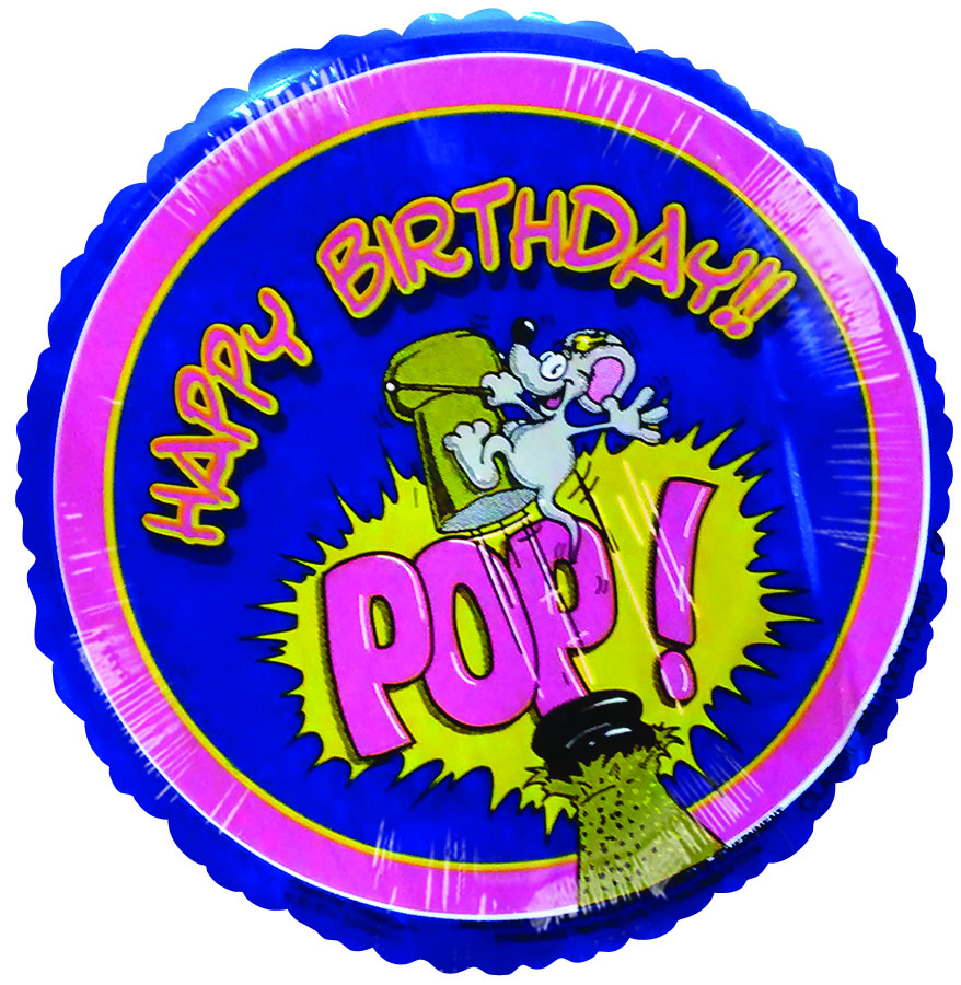 9 Airfill Happy Birthday Pop Champagne Bottle Bargain Balloons Mylar Balloons And Foil Balloons