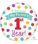 18" Baby's 1st Year Balloon