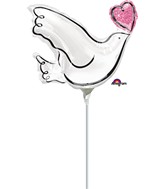 Airfill Only Wedding Dove Balloon