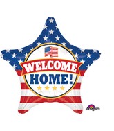 18" Welcome Back Patriotic Balloon