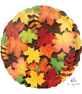 18" Colorful Leaves Balloon