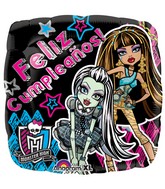 18" Monster High Feliz Cumpleanos Balloon (Spanish)
