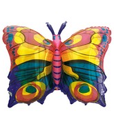 27" See-Thru SuperShape Jewel Butterfly Balloon