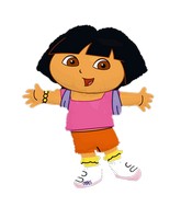 (Airfill Only) Dora The Explorer Balloon Shape
