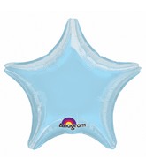 32" Large Balloon Pastel Blue Star