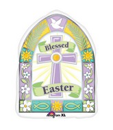 18" Blessed Easter Window Balloon