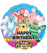 28" Yo Gabba Gabba Happy Birthday Singing Balloon