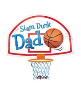 38" Large Shape Slam Dunk Dad Balloon