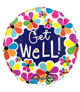 28" Get Well Petals Jumbo Balloon