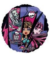 18" Monster High Group Mylar Balloon