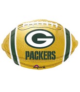 Junior Shape Green Bay Packers Team Colors Balloon