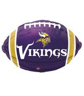 Junior Shape Minnesota Vikings NFL Football Team Colors Balloon