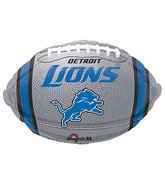 Junior Shape Detroit Lions NFL Football Team Colors Balloon