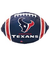 Junior Shape Houston Texans NFL Football Team Colors Balloon
