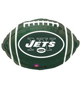 Junior Shape New York Jets Team Colors Balloon