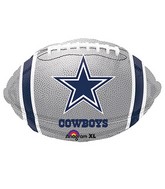 Junior Shape Dallas Cowboys Team Colors Balloon