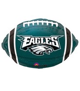 Junior Shape Philadelphia Eagles NFL Football Team Colors Balloon