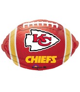 Junior Shape Kansas City Chiefs NFL Football Team Colors Balloon