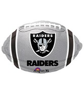 Junior Shape Oakland Raiders Team Colors Balloon