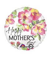 18" Happy Mother's Day Painterly Balloon