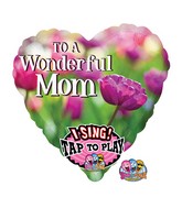 29" Singing To A Wonderful Mom Balloon Packaged