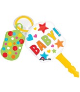 38" SuperShape Baby Keys Balloon