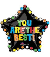 30" SuperShape You Are The Best Star Balloon