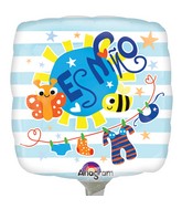 9" Airfill Only Es Nino Baby Clothes Balloon (Spanish)