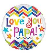 18" Love You Papa Balloon
