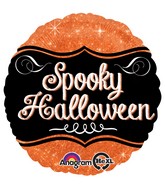 18" Sparkle Spooky Halloween Balloon
