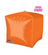 15" Cubez Cube Orange Balloon
