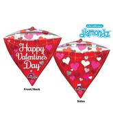 17" Ultrashape Diamondz Happy Valentines Day