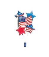 Bouquet Patriotic Balloon Packaged