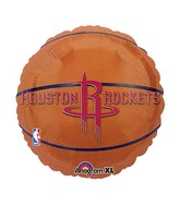 18" NBA Houston Rockets Basketball Balloon