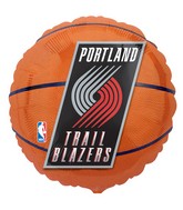 18" Portland Trail Blazers Basketball Balloon