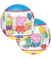 16" Orbz Jumbo Peppa Pig Balloon Packaged