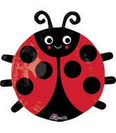 19" Happy Lady Bug Balloon