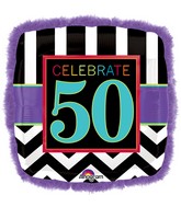 32" Doo Dad Birthday Celebration 50 Balloon