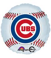 18" MLB Chicago Cubs Baseball Balloon