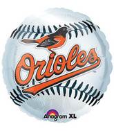 18" MLB Baltimore Orioles Baseball Balloon