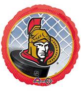 18" NHL Ottawa Senators Mylar Balloon