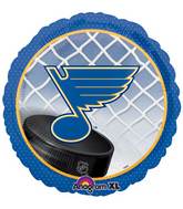 18" NHL Hockey St Louis Blues Mylar Balloon