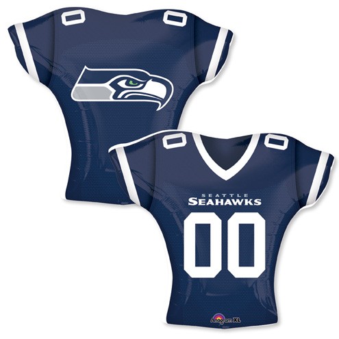 24 NFL Seattle Seahawks - Jumbo Jersey Shape - Foil Balloon