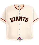 24" MLB Baseball San Francisco Giants Jersey Balloon