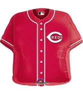 24" MLB Baseball Cincinnati Reds Jersey Balloon