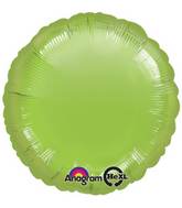 18" Lime Green Circle Anagram Brand Balloon