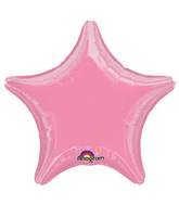 18" Anagram Brand Metallic Pink Star Foil Balloon Balloon